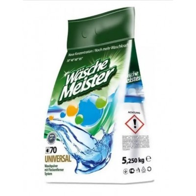 Порошок для прання WASCHE MEISTER Universal 5,25 кг, п/е (97-129)